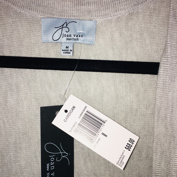 Joan Vass Lightweight Cardigan - Picture 2 of 3